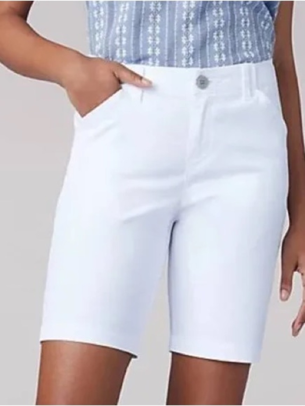 NWT,Lee,Bermuda Jean Shorts, 9” Inseam, Classic Fit, Vacation,Casual size 8